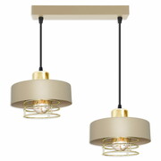 Lampa sufitowa 2 Maya 2257-SB cappuccino ze złotem, srebrem lub miedzią ROMIR