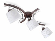 Lampa sufitowa Zuza 3 klosze walec 943w ROMIR