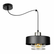 Lampa sufitowa pająk Maya 1 czarna ze srebrem 2251CS ROMIR