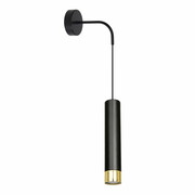 Lampa ścienna Tube 3359-Z czarna ze złotem ROMIR