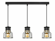 Lampa sufitowa 3 Pablo 3453/2-CZ czarna ze złotem ROMIR