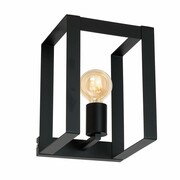 Lampa ścienna, kinkiet czarny Kartel 1xE27, 0842 Luminex