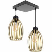 Lampa sufitowa loftowa z 2 abażurami Cosmo 2232 ROMIR