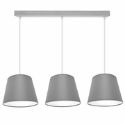 Stylowa lampa sufitowa Meba 3 abażury stożki na kablach 1613 różne kolory ROMIR