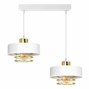 Lampa sufitowa 2 Maya 2257-BZ biała ze złotem, srebrem, lub miedzią ROMIR