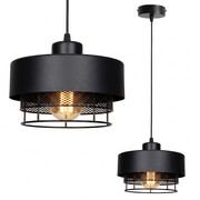 Lampa Wisząca 1-punktowa LUMINA – Loftowa, Metal z Siatką (Różne kolory) 8651/2-CC ROMIR