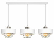 Lampa sufitowa loftowa 3 Maya 2253/2-BS biała ze srebrnym ROMIR
