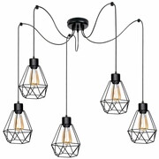 Lampa wisząca sufitowa żyrandol pająk 5 Balo 2310 ROMIR