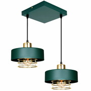 Lampa sufitowa 2 Maya 2258-GG zielony ze złotem, srebrem lub miedzią ROMIR