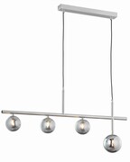 Lampa sufitowa, żyrandol srebrny Neptun 4xG9 led, 1902JUP Jupiter