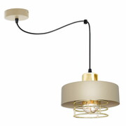 Lampa sufitowa pająk 1 Maya 2251-SB cappuccino ze złotem, srebrem lub miedzią ROMIR