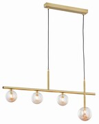 Lampa sufitowa, żyrandol złoty Neptun 4xG9 led, 1899JUP Jupiter