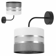 Stylowy kinkiet Dada 1 abażur walec góra/dół 1710_06 ROMIR