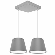 Stylowa lampa sufitowa Meba 2 abażury stożki na kablach 1617 różne kolory ROMIR