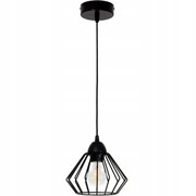 Lampa sufitowa Kali 1 klosz druciany z regulacją na kablu 1311k ROMIR