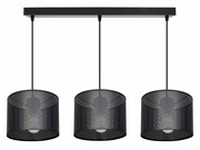 Żyrandol MISTRA 3 listwa – lampa sufitowa z loftowymi abażurami 7273/2 ROMIR