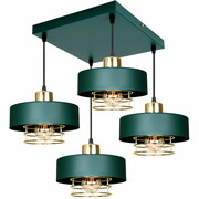 Lampa sufitowa 4 Maya 2254-GG zielona ze złotem, srebrem lub miedzią ROMIR