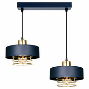 Lampa sufitowa 2 Maya 2257-GZ granatowa ze złotem, srebrem lub miedzią ROMIR