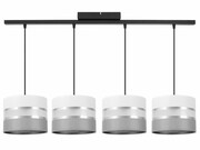 Stylowa lampa sufitowa Dada 4 abażury walce 1705_06 ROMIR