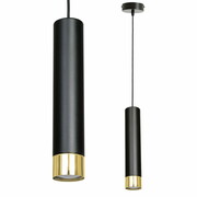 Lampa sufitowa Tube 3351/2-Z czarna ze złotem ROMIR