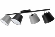 Lampa sufitowa Meba 4 abażury stożki z regulacją 1605 ROMIR