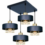 Lampa sufitowa 4 Maya 2254-GZ granatowa ze złotem, srebrem lub miedzią ROMIR