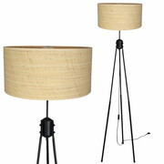 Lampa podłogowa BALI 1 z rattanowym abażurem 7430/2 ROMIR