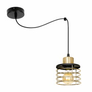 Lampa sufitowa pająk Kaya 1 czarny ze złotem 2281-Z ROMIR