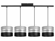 Stylowa lampa sufitowa Dada 4 abażury walce 1705 ROMIR