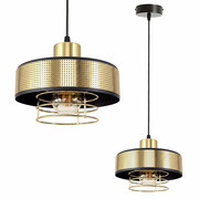 Lampa sufitowa 2 Maya 2251/2-Z-LUX czarna ze złotem ROMIR