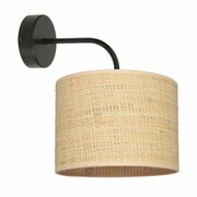 Kinkiet BALI 1 – lampa ścienna z rattanowym abażurem 7429 ROMIR
