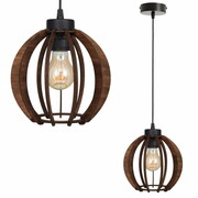 Lampa sufitowa żyrandol Rustica 8021/2-B abażur z drewna różne kolory ROMIR