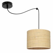 Żyrandol Pająk BALI 1 – lampa sufitowa z rattanowym abażurem 7421 ROMIR