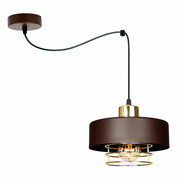 Lampa sufitowa pająk Maya 1 brązowy ze złotem 2251-BRZ ROMIR