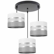 Stylowa lampa sufitowa Dada 3 abażury walce 1706_06 ROMIR