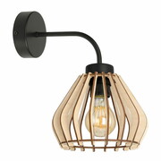 Kinkiet Verno 8059 abażur drewniany ROMIR