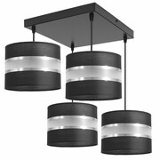 Lampa sufitowa Dada 4 abażury walce 1704 ROMIR