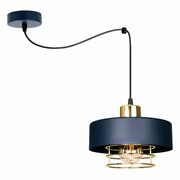 Lampa sufitowa pająk Maya 1 granatowy ze złotem, srebrem lub miedzią 2251-GZ ROMIR