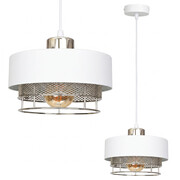 Lampa Wisząca 1-punktowa LUMINA – Loftowa, Metal z Siatką (Różne kolory) 8651/2-BS ROMIR