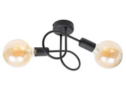 Lampa sufitowa Edison 2 Gobi LOFT 2112 + żarówki Led Globe ROMIR