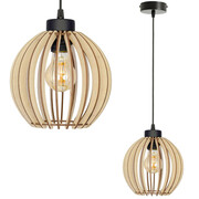 Lampa sufitowa Natural 8021/2 abażur z drewna ROMIR