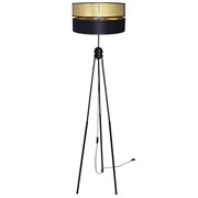Lampa podłogowa Electra 7160/2-Z abażur czarny ze złotem ROMIR