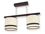 Lampa sufitowa plafon żyrandol 2 abażury E27 ROMIR ROMIR