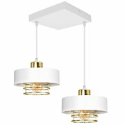 Lampa sufitowa 2 Maya 2258-BZ biała ze złotem, srebrem, lub miedzią ROMIR