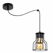 Lampa sufitowa pająk 1 Pablo 3451-CZ czarna ze złotem ROMIR