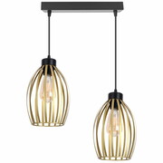 Lampa sufitowa loftowa z 2 abażurami Cosmo 2238 ROMIR