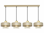 Lampa sufitowa 4 Maya 2255-SB cappuccino ze złotem, srebrem lub miedzią ROMIR