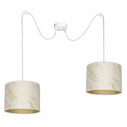 Lampa pająk 2-punktowa Lava Lux – designerskie oświetlenie do salonu, sypialni, hotelu ROMIR