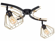 Lampa sufitowa druciana 2 Nela GOLD 2402 LOFT LED regulacja ROMIR