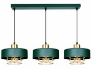 Lampa sufitowa loftowa 3 Maya 2253/2-GG zielona ze złotem, srebrem lub miedzią ROMIR